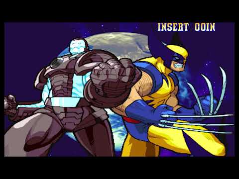 Marvel vs Capcom 1 ( Arcade ) - Wolverine Playthrough / War Machine ( Apr 8, 2019 )