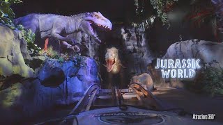 Jurassic World Ride at Night | Alone on the ride at Universal Studios Hollywood