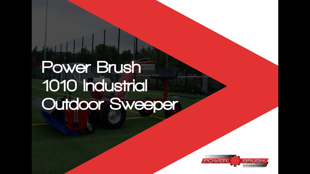 Power Brush 1010 Industrial Outdoor Sweeper