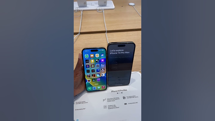 iPhone 14 Pro vs iPhone Pro Max | Side-by-Side | Height Comparison