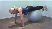 Verbazingwekkend Platte Buik Oefening 1 - Fitball Crunch - YouTube BA-12