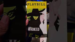Must See Wicked on Broadway - See Where It All Started! #shorts