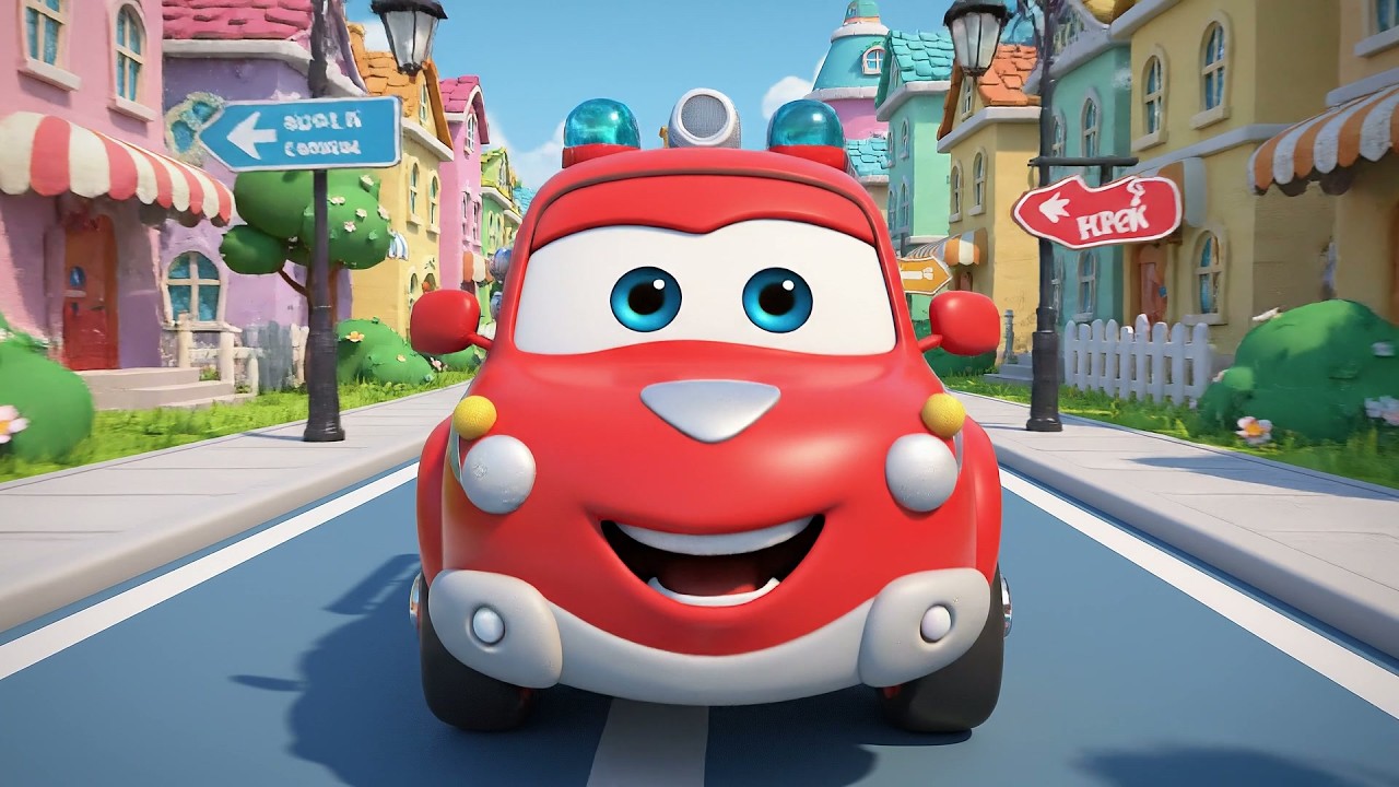 Занятая пожарная машина издает звук «Вжик Вжик Вжик» | Детские песенки | Песенки для малышей