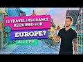 ☑️ Travel Insurance for Europe is mandatory! See how to get it very cheaply and all about it. image