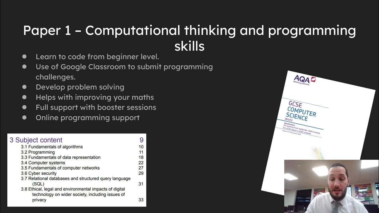 AQA Computer Science - GCSE - About the course - YouTube
