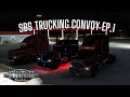 American truck simulator  sbs trucking convoy ep1 ats americantrucksimulator simulator