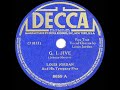 1944 hits archive gi jive  louis jordan  his tympany five a 1 record