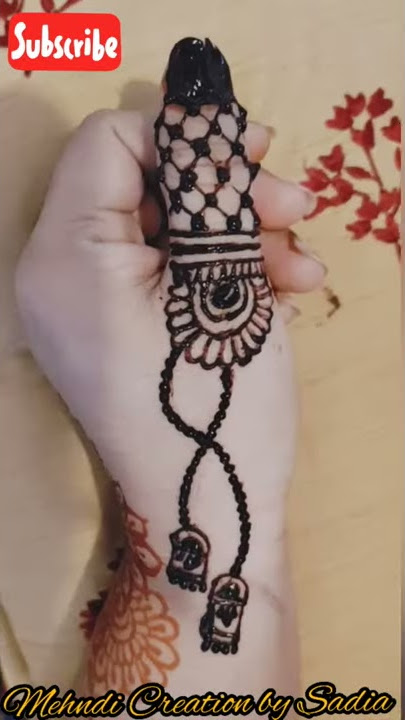 Beautiful finger mehndi design 2021 #1 | Mehndi Creation by Sadia