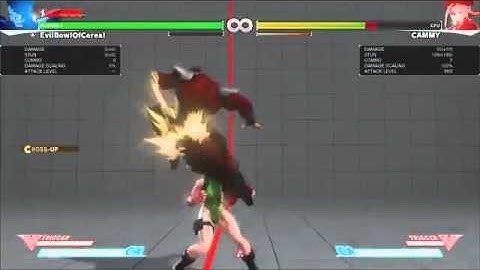 M.bison target combos(no meter)