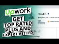 Getting top rated plus or expertvetted on your upwork profile