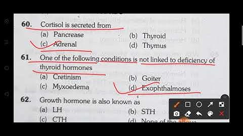 ENDOCRINE SYSTEM MCQ for UP TGT PGT KVS NVS DSSSB LT Grade BIOLOGY Exams