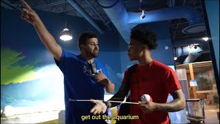 Fishing At The Aquarium Prank!