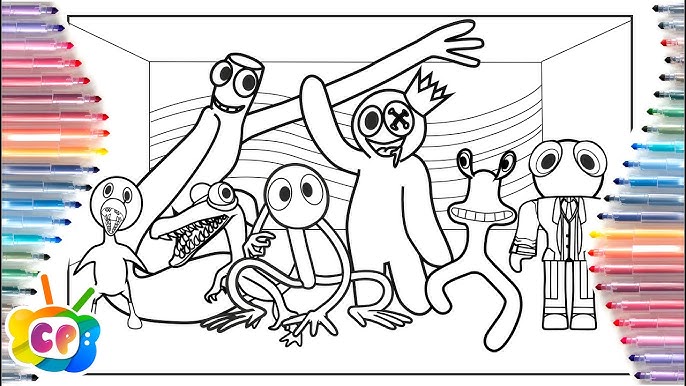 Rainbow Friends Chapter 2 Coloring Pages - Free Printable Coloring Pages  for Kids