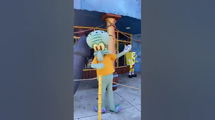 Squidward Dabs At Universal Studios!!! (MUST WATCH!!!)