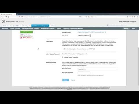 VMware Workspace ONE Access: Admin Console - Feature Walk-through