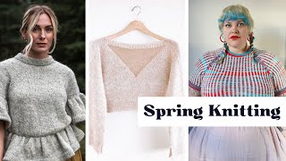 Spring & Summer Knitting Plans & Recommendations 2024 | ideas, patterns, free patterns, ruffle trend