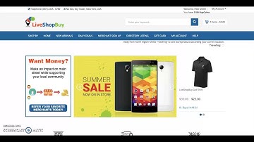 LiveShopBuy how to setup a Seller Profile instructions