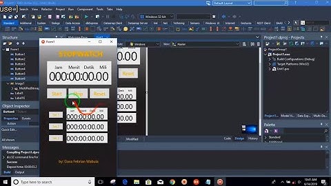 Membuat Aplikasi Stopwatch Berbasis Android Menggunakan Delphi