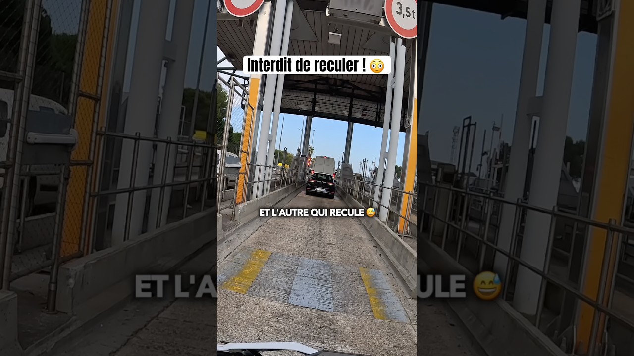 Interdit de reculer ! 😳 #moto #motard