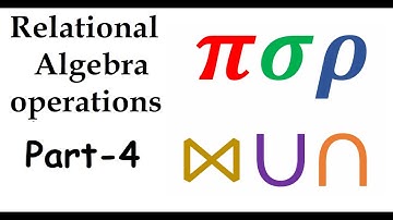 Relational algebra SOLVED example & modification of database by insert, update & delete operations