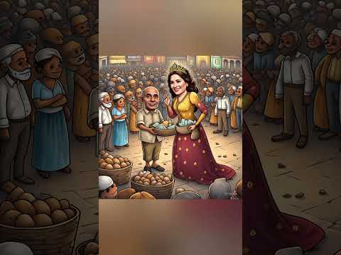 كان هناك رجلآ فقيرآ يعيش في قرية صغيرة يتبع في الجزاء الثاني