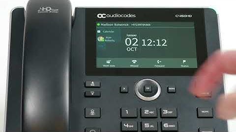 AudioCodes Assigning Speed Dials