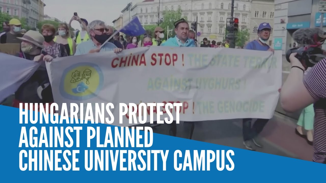 Hungarians protest against planned Chinese university campus