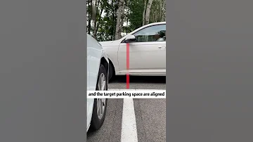 Parking is easy with this trick!#tutorial #tips #driving #shorts #car