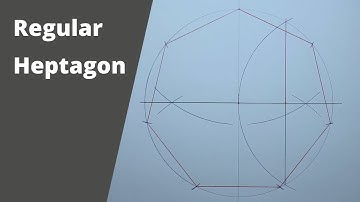 How to draw a regular heptagon inside a circle