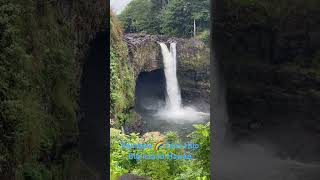 Rainbow 🌈 Falls Hilo Big Island Hawaii #rainbowfalls #hawaii