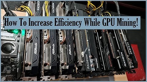 How To Improve Your Mining Rigs Efficiency!