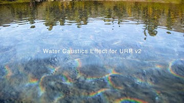 Water Caustics Effect for URP v2 PV