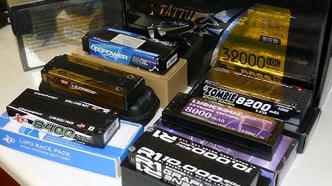 R1 10,000maH 2S Lipo. Bigger is best? Comparison and tests.2019