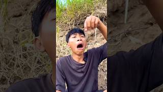 Survival skill:💦🤯 water purification in the wild ✅😳🙆🤮 #viral #bushcraft #youtuber