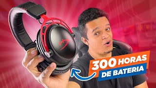 Headset Gamer SEM FIO com bateria que dura 300 HORAS! Review do novo HyperX Cloud Alpha Wireless!