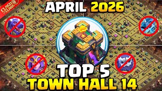 TOP 5! NEW ANTI 3 STAR Town Hall 14 (TH14) Base + Copy Link 2026 | TH14 War Base | Clash of Clans