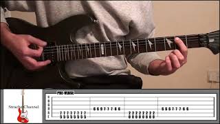 Blink 182 - Touchdown Boy best guitar lessons tabs INTRO RIFF VERSE CHORUS INTERLUDE BRIDGE