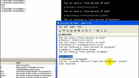 STATA Video #4 Linear Regression (Part A)
