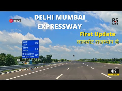 Delhi Mumbai Expressway  Lalsot Rajasthan | #rslive | 4K