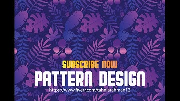 Seamless leaves Pattern design