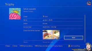 Unpacking Solve a puzzle Trophy on PlayStation 4 #unpacking #playstationtrophy #cozygame