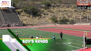 Boy's 4x400m Relay Heat 2- CIF T&F San Diego Section 2026
