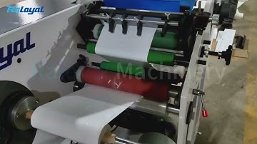 High Speed 350mm Slitting Rewinding Machine for Paper Label without Backing