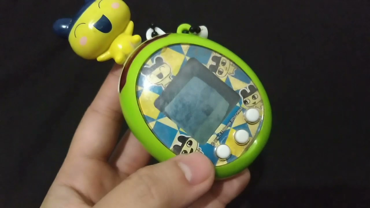 Tamagotchi V7 Tamatown Green White Tama-Go with Mametchi - YouTube