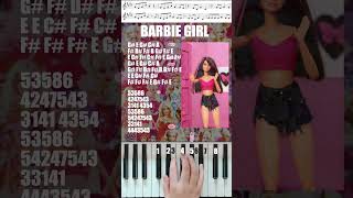 BARBIE GIRL [PIANO] на пианино tutorial