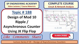 Famous 188 Design of Mod 10 Ripple  Asynchronous Counter Using JK Flip Flop Profile