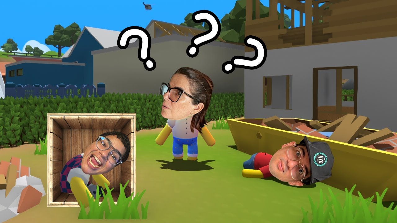 A FAMÍLIA TODA ENTROU NO ESCONDE-ESCONDE DA CIDADE DE MASSA DE MODELAR!!