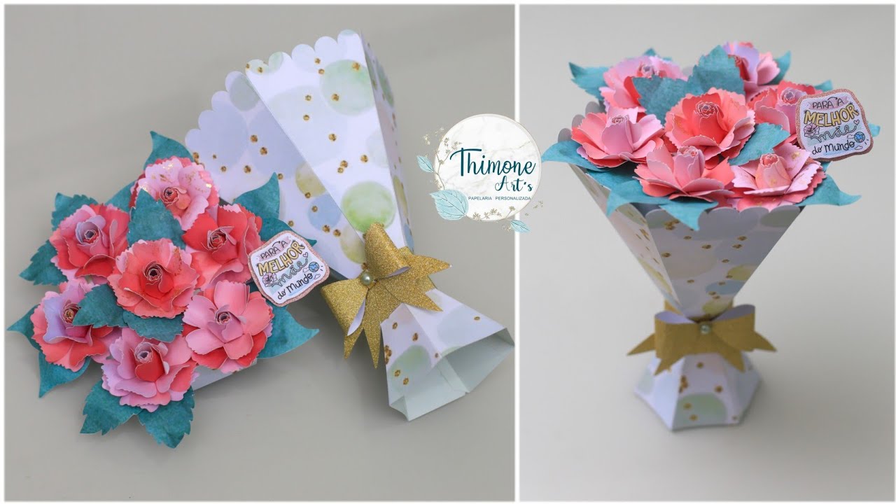 Caixa buquê / Dia das mães/Dia dos namorados