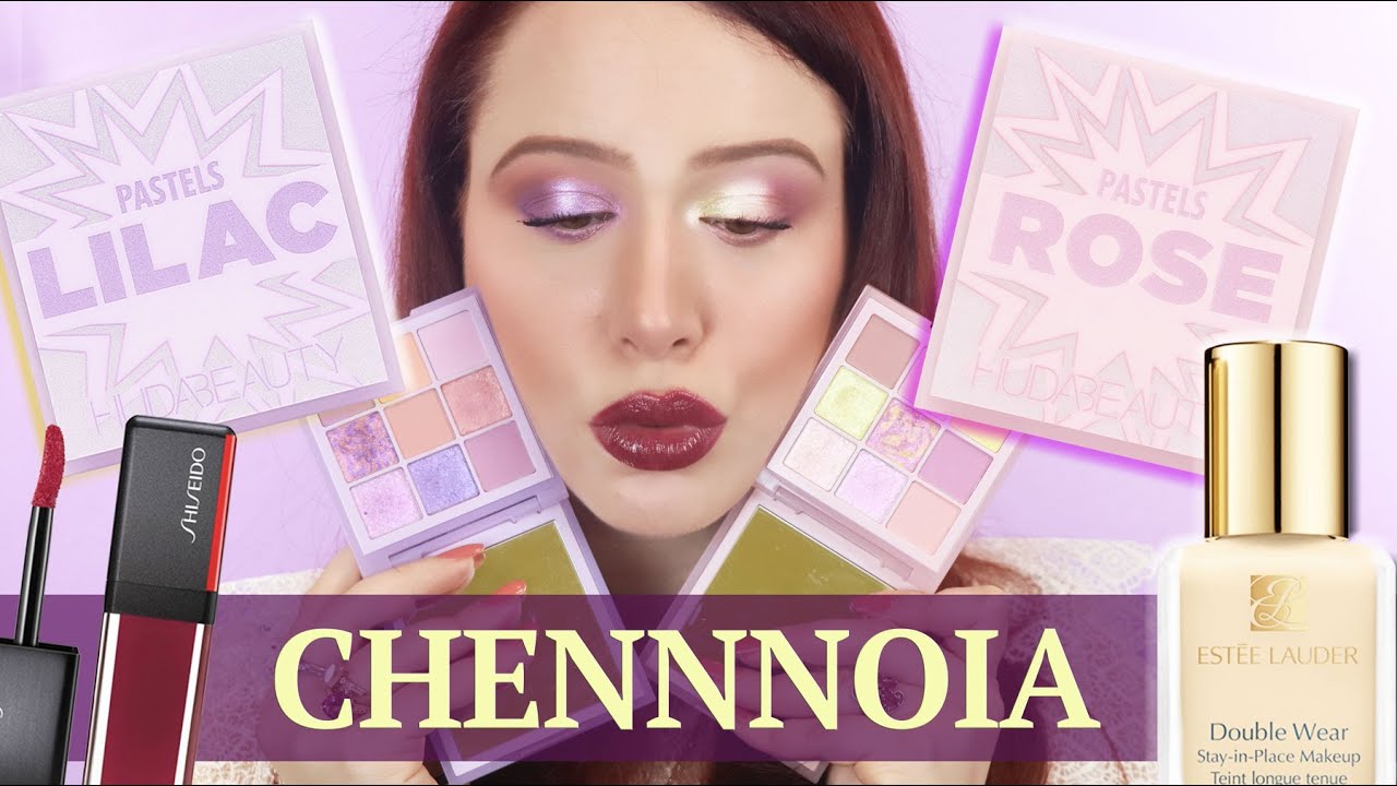 GRWM - Proviamo le PASTEL OBSESSIONS di HUDA BEAUTY!!! 💖💜| Erikioba