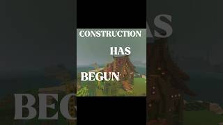 Construction has begun for the newest village in china town in the swamp biome! #minecraft #roblox